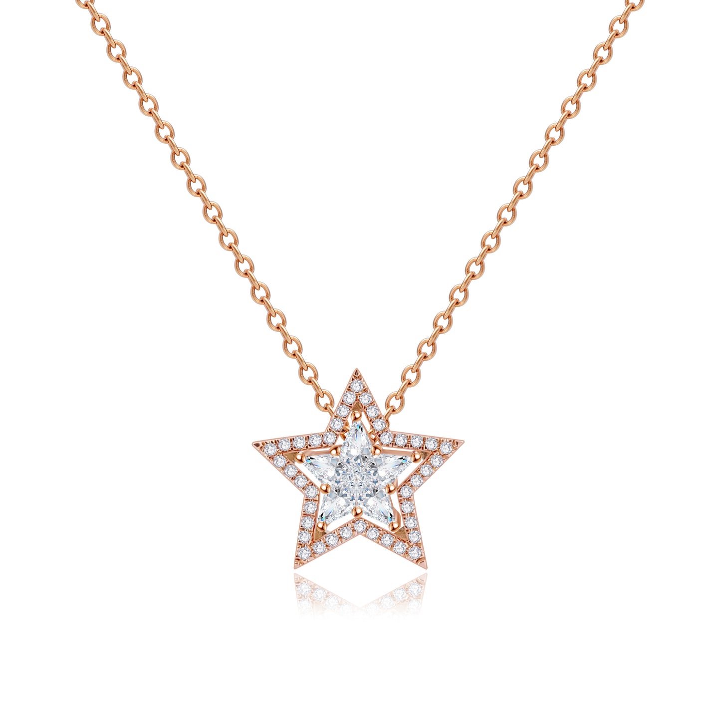 Starry Diamond Pendant-WK3642