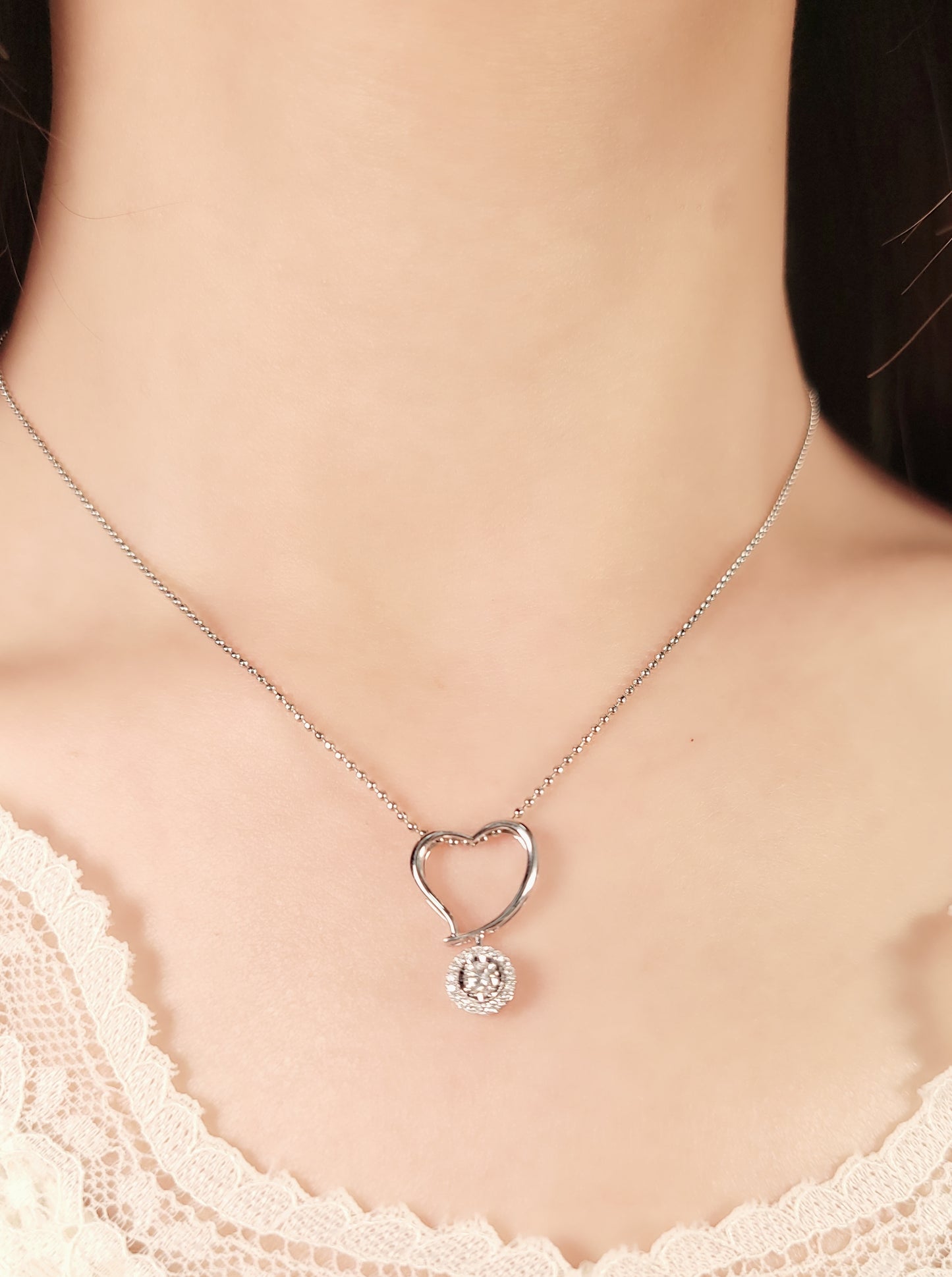 2 Ways Diamond Pendant-WK4089