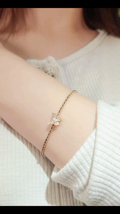 Butterfly Diamond Charm-WK4153
