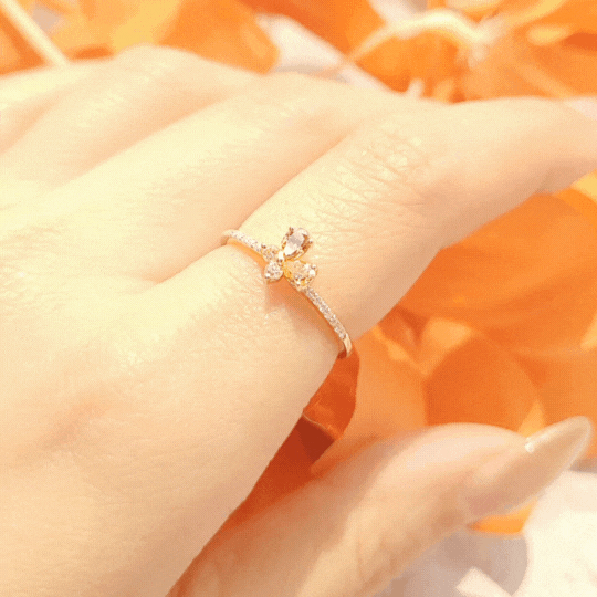 Butterfly Diamond Ring-WK4096