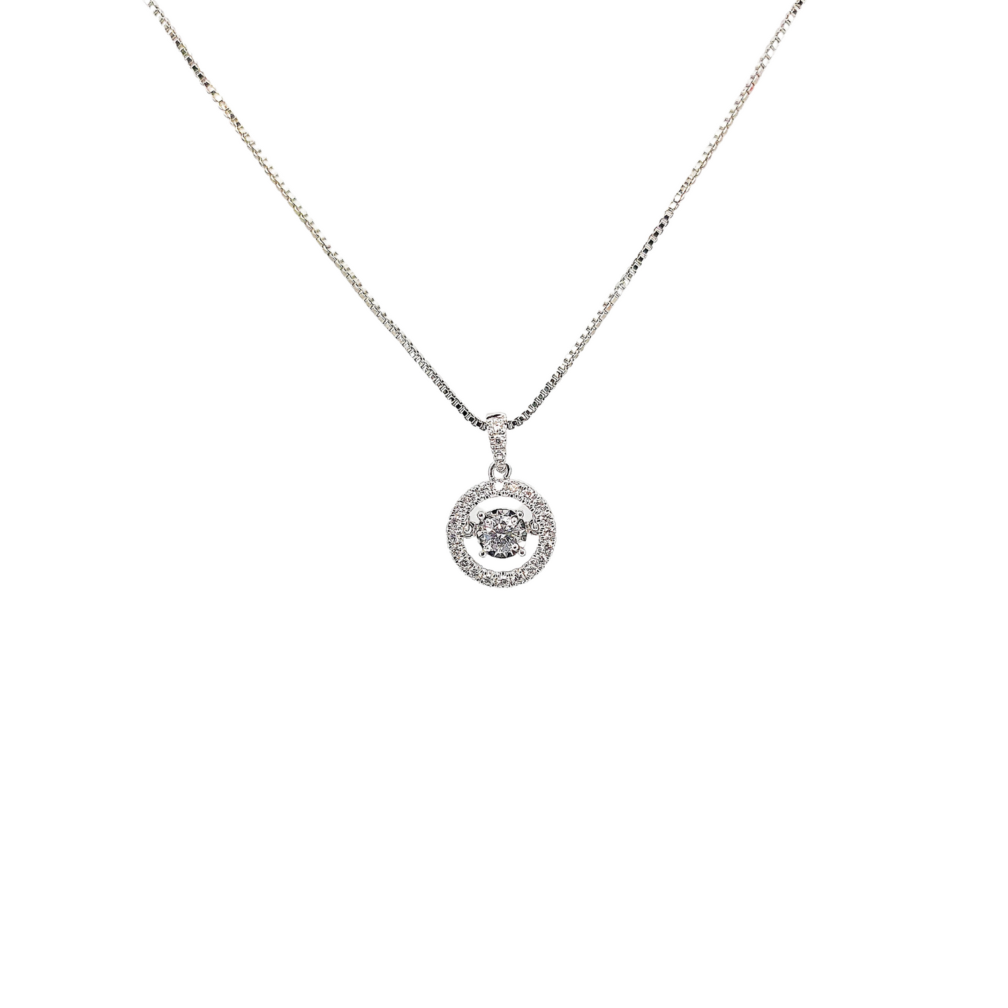 Dancing Diamond Pendant-WK3855
