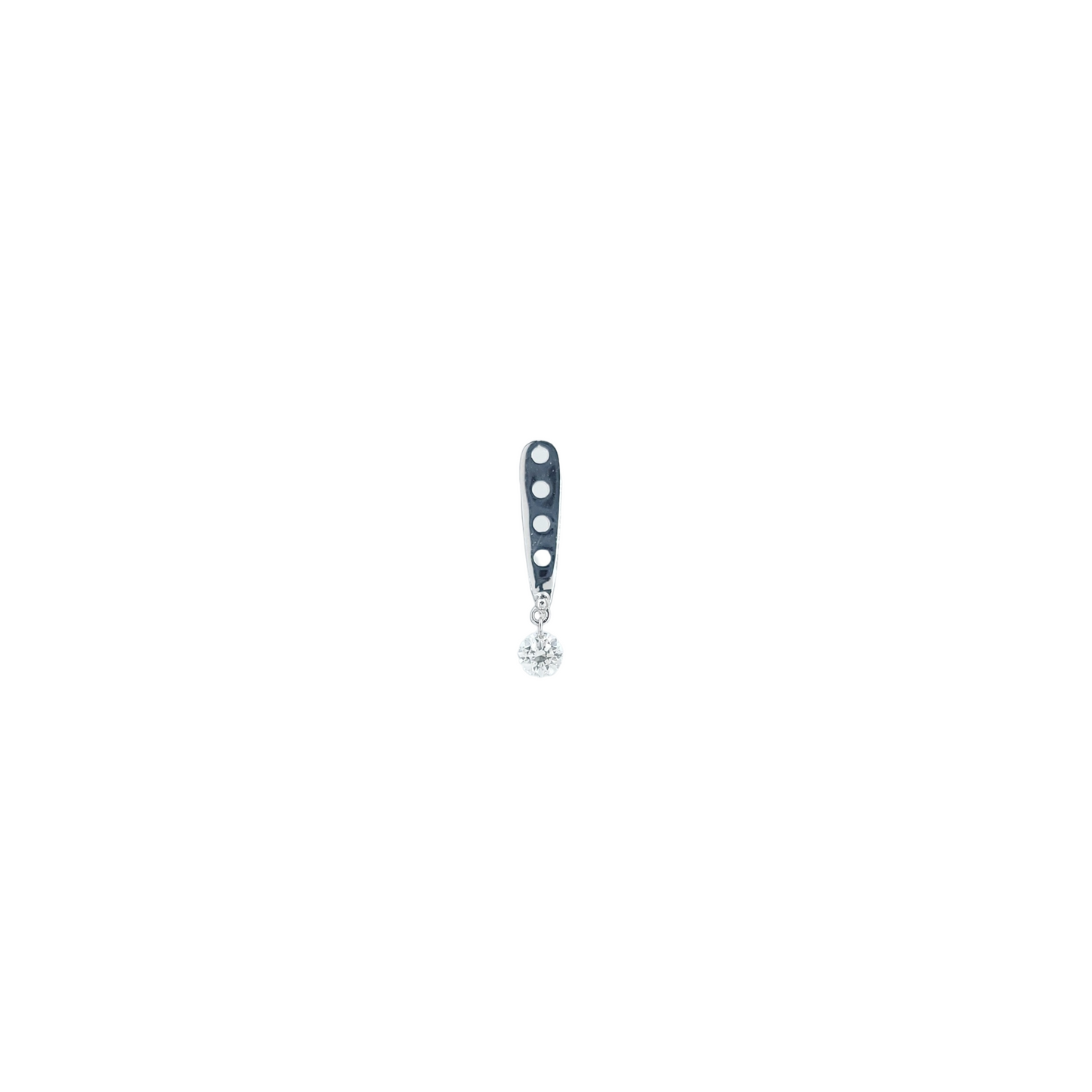 Diamond Earring Jacket(one piece)-WK4087