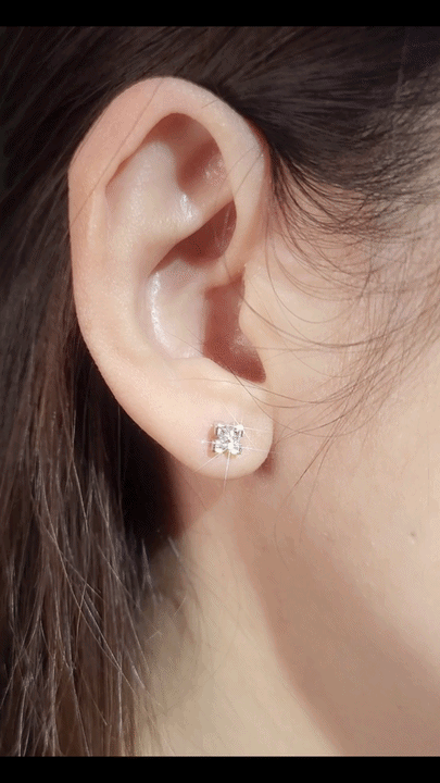Diamond Earrings-WK4211@