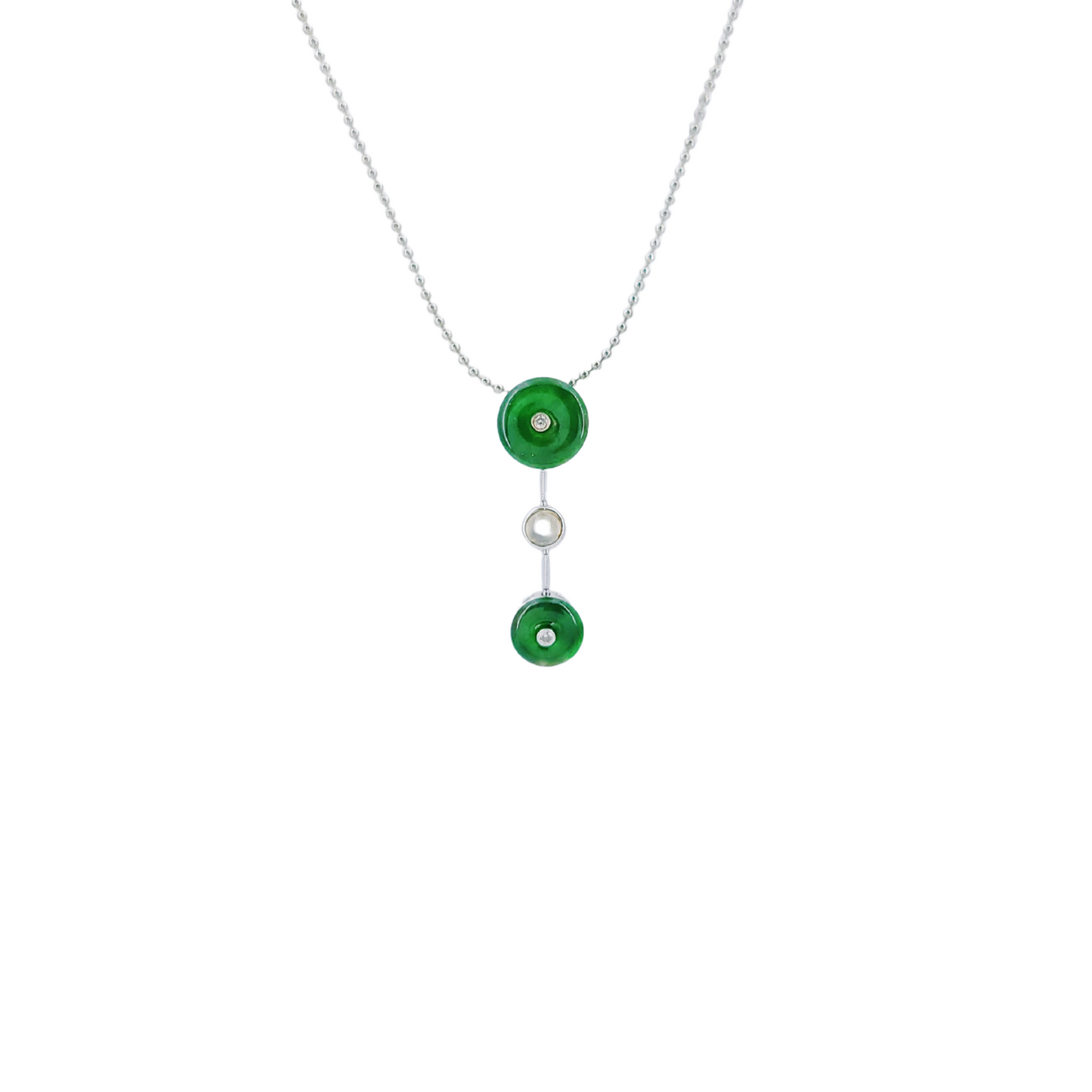 Fei Cui Diamond Pendant-WEO00002752