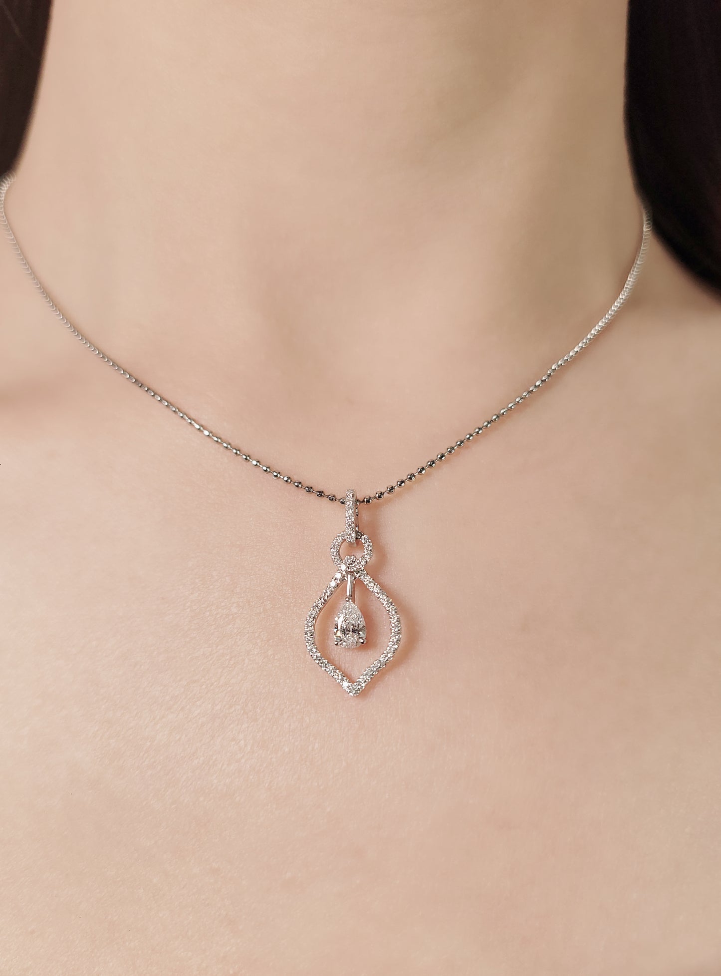 GIA 0.30CT Diamond Pendant-ZEO00014609