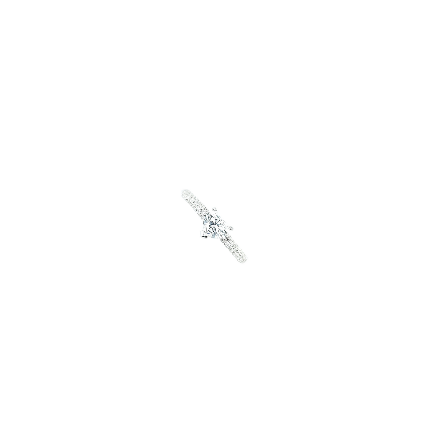 GIA 0.51CT Heart Shape Diamond Ring-ZFO00025441