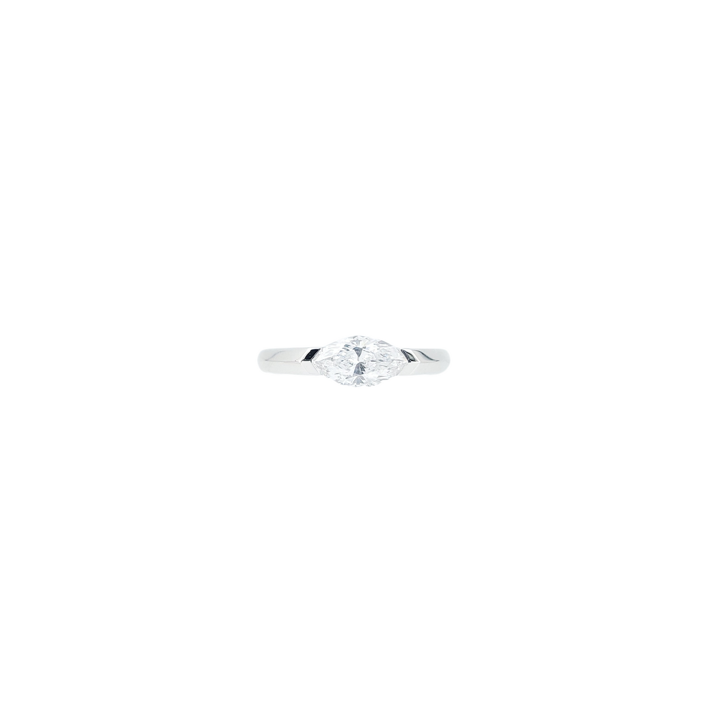 GIA 0.71CT Marquise Diamond Ring-WK4064