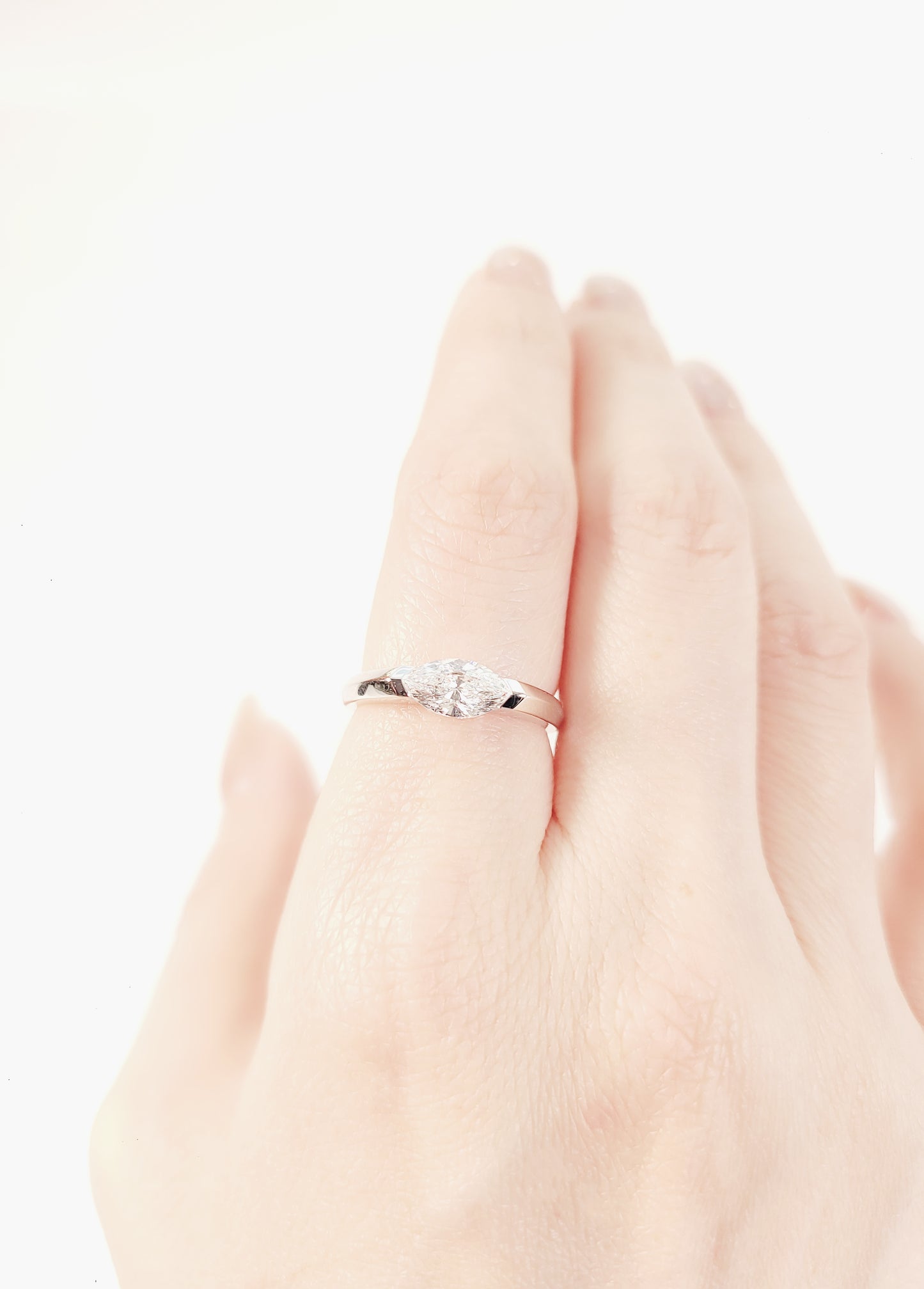 GIA 0.71CT Marquise Diamond Ring-WK4064