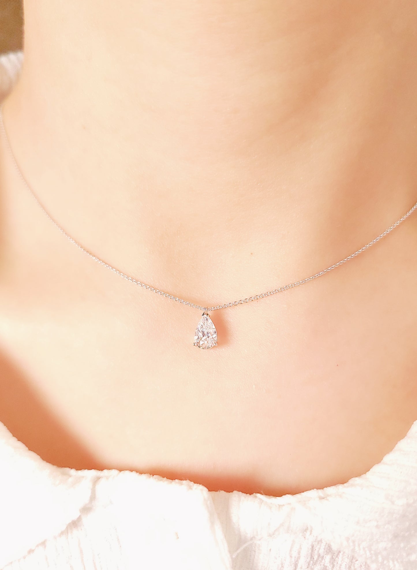 GIA 0.73CT Diamond Necklace-ZAO00005218