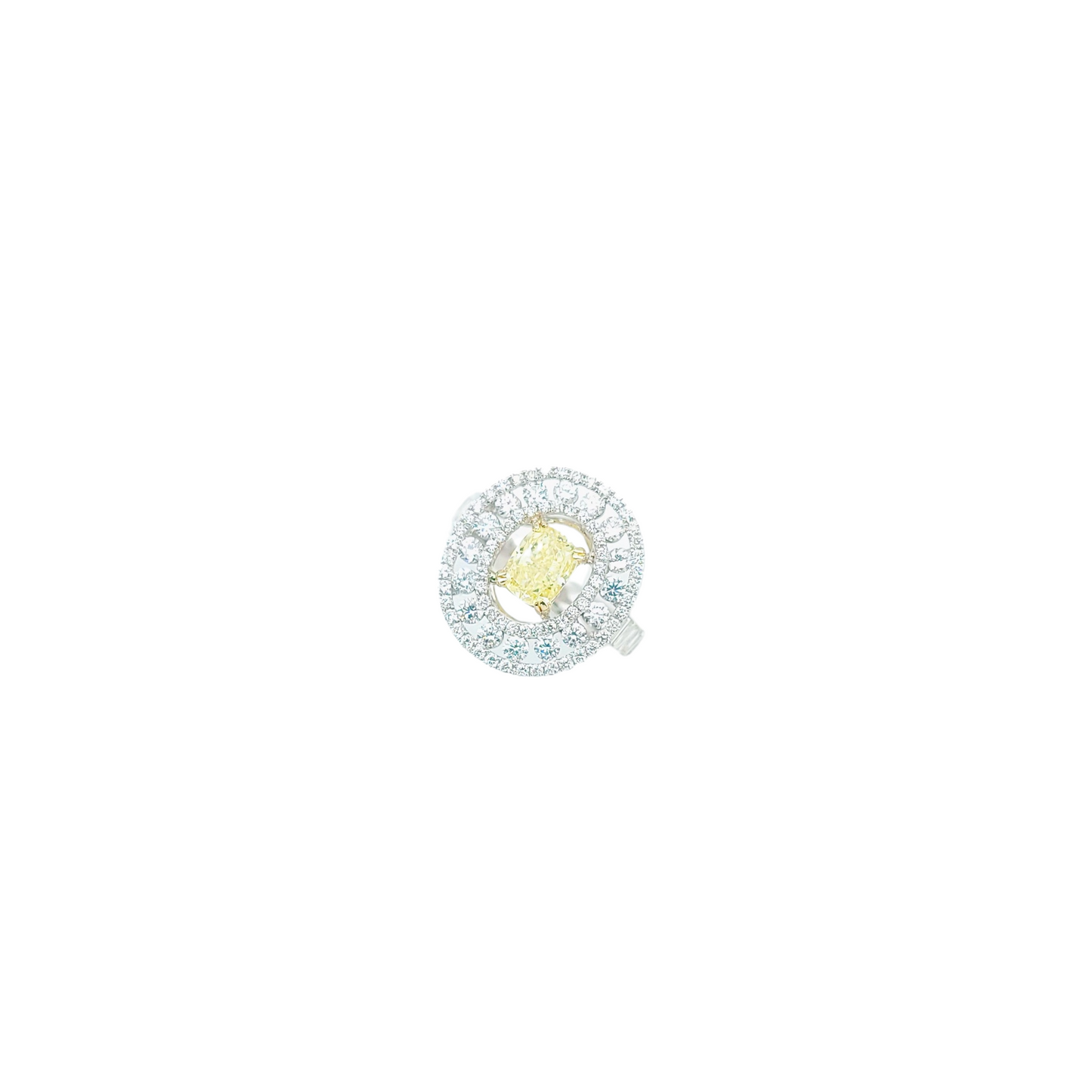 GIA 0.90CT Yellow Diamond Ring-ZFO00025440