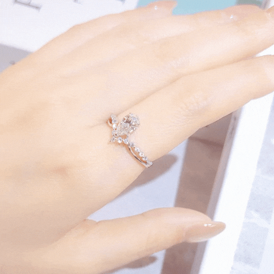 GIA 1.00CT Diamond Ring-WK4070