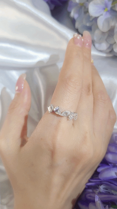 GIA Cluster Diamond Ring -WK4178
