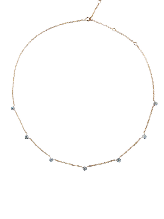 Gypsophila  Diamond Necklace-WK3971
