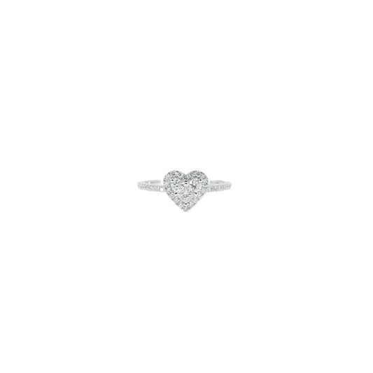 Heart Diamond Ring-WK4055