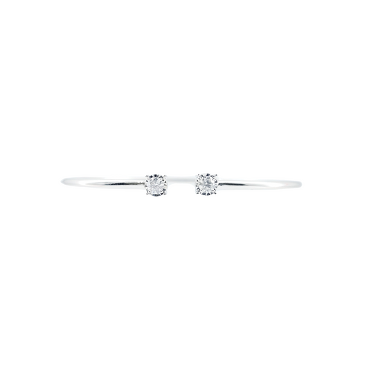 Hug Me Diamond Bangle-WK3918