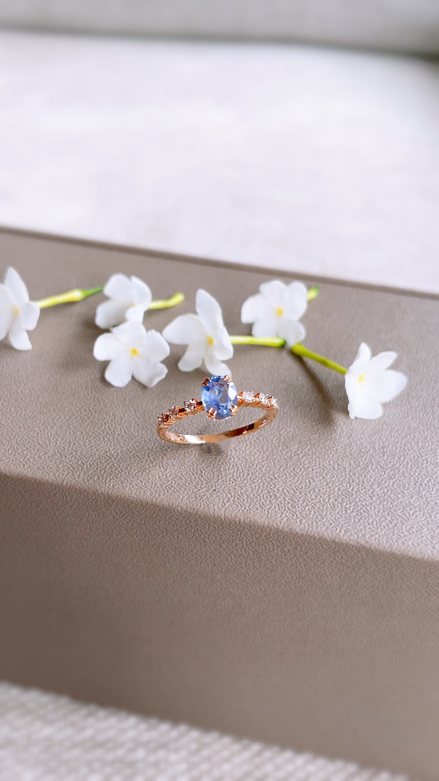 Blue Sapphire & Natural Diamond Ring-BFO00002628
