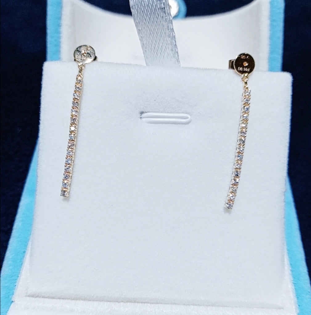 Dangle Diamond Earring Backing-WK3887