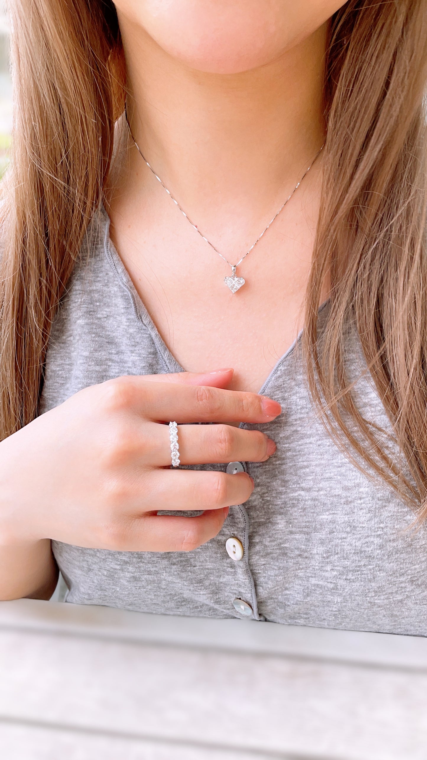 Diamond Heart Pendant-ZEO00006112