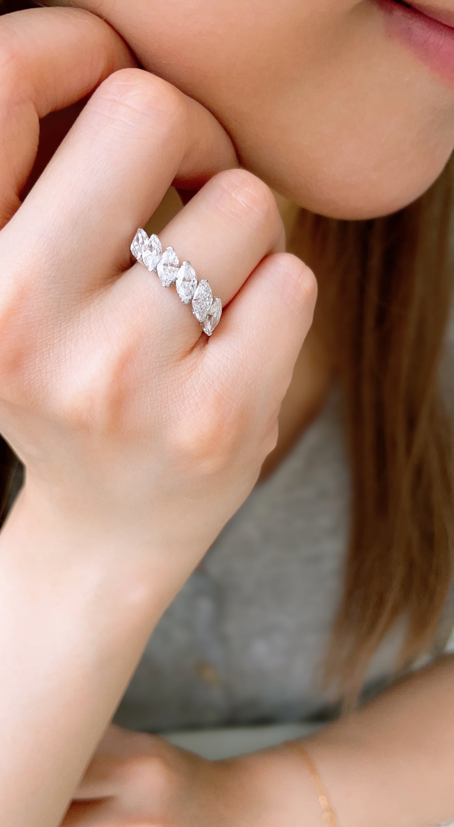 Marquise Diamond Ring-ZFO00019463