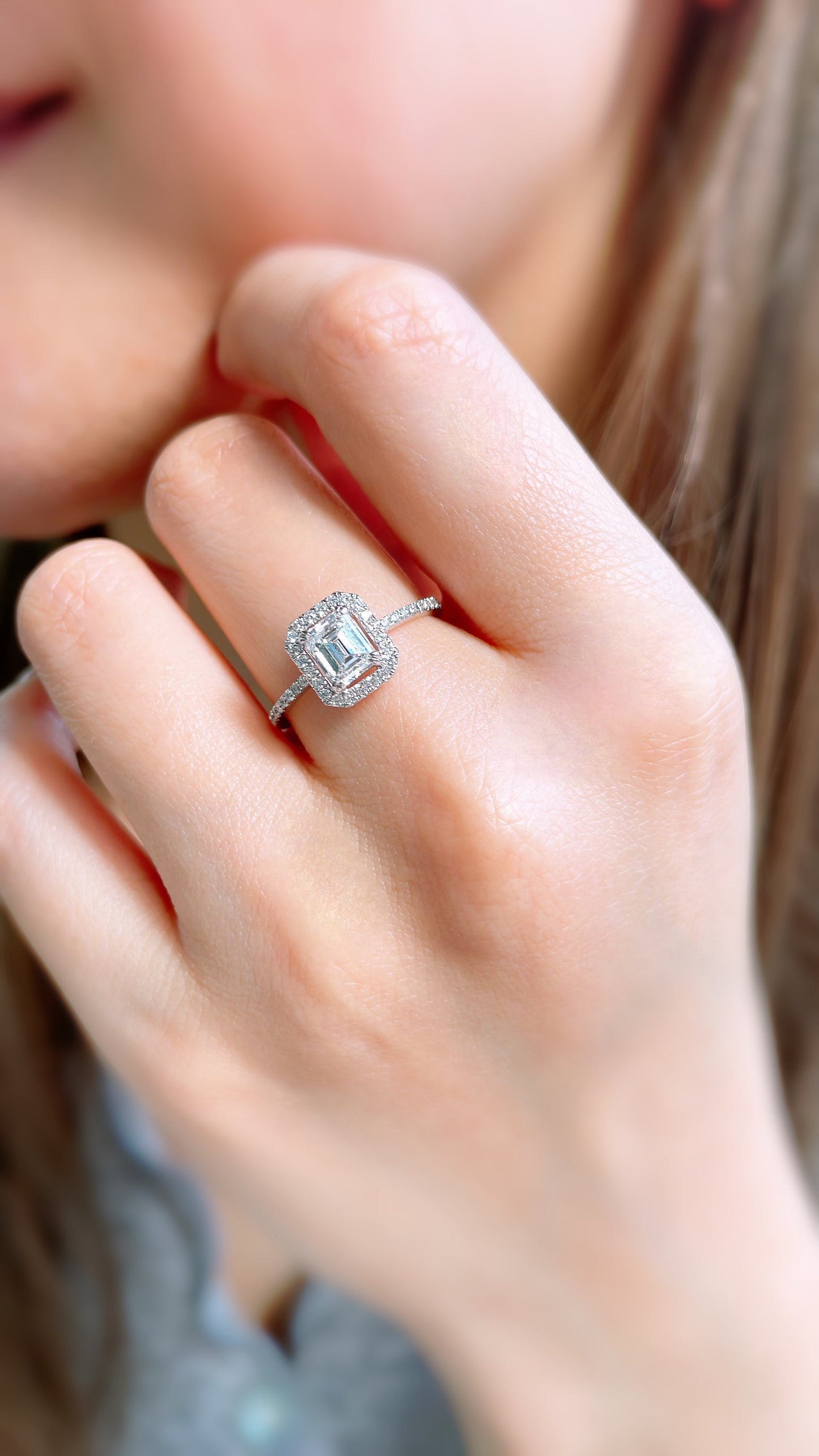GIA 0.73CT Baguette Diamond Ring-WK3808