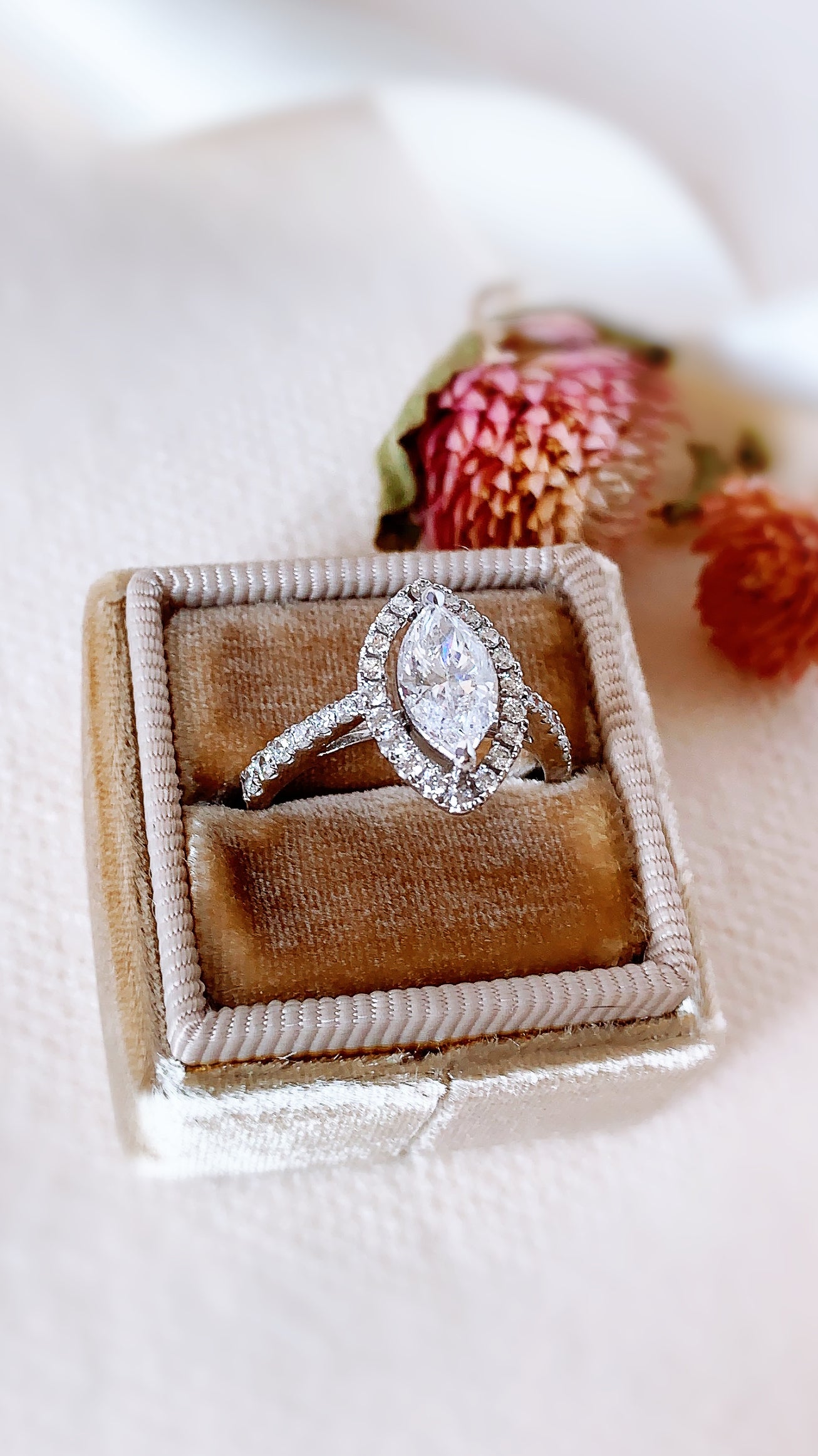 GIA 1.01CT Marquise Natural Diamond Ring-ZFO00020872