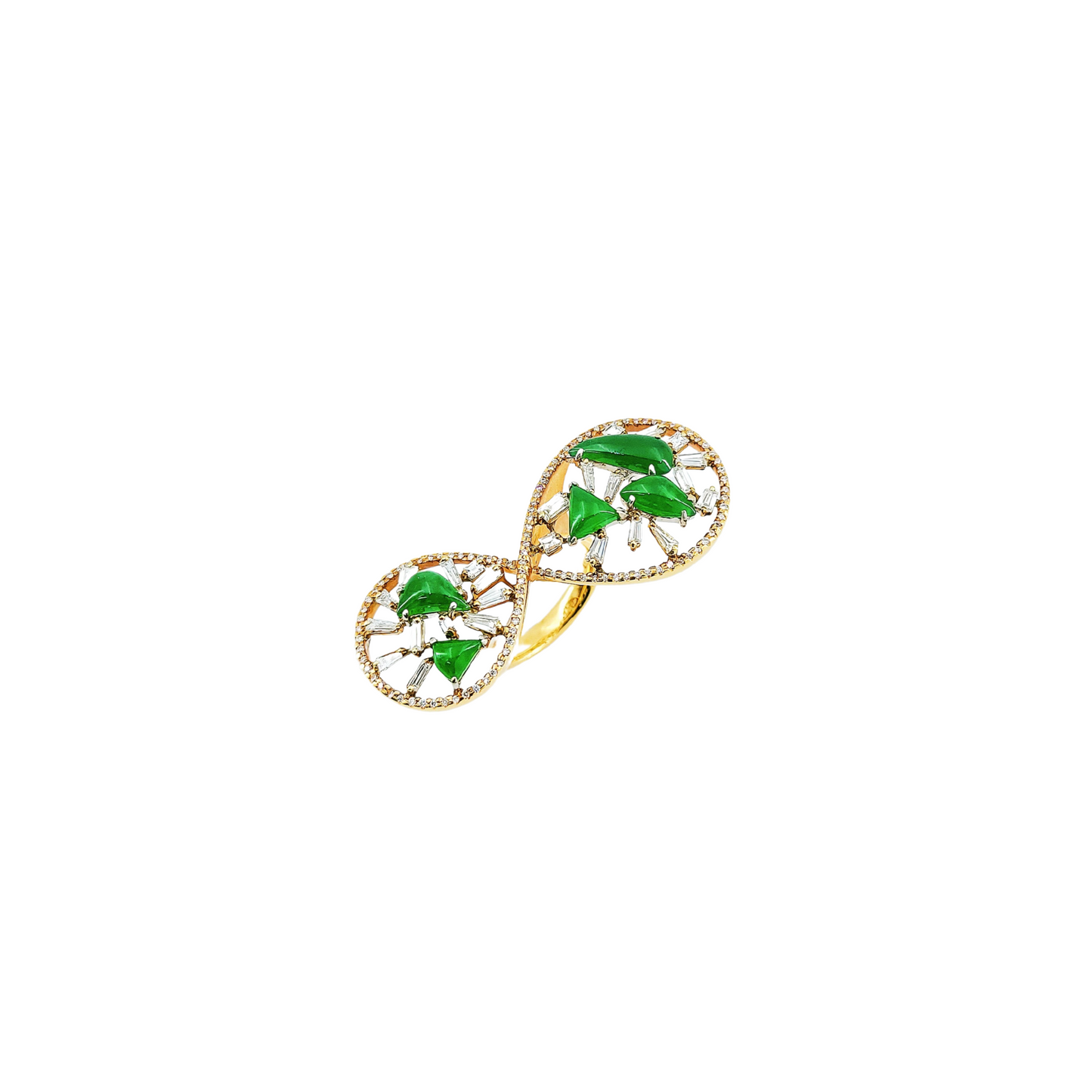 Jadeite Diamond Ring-WFO00001338