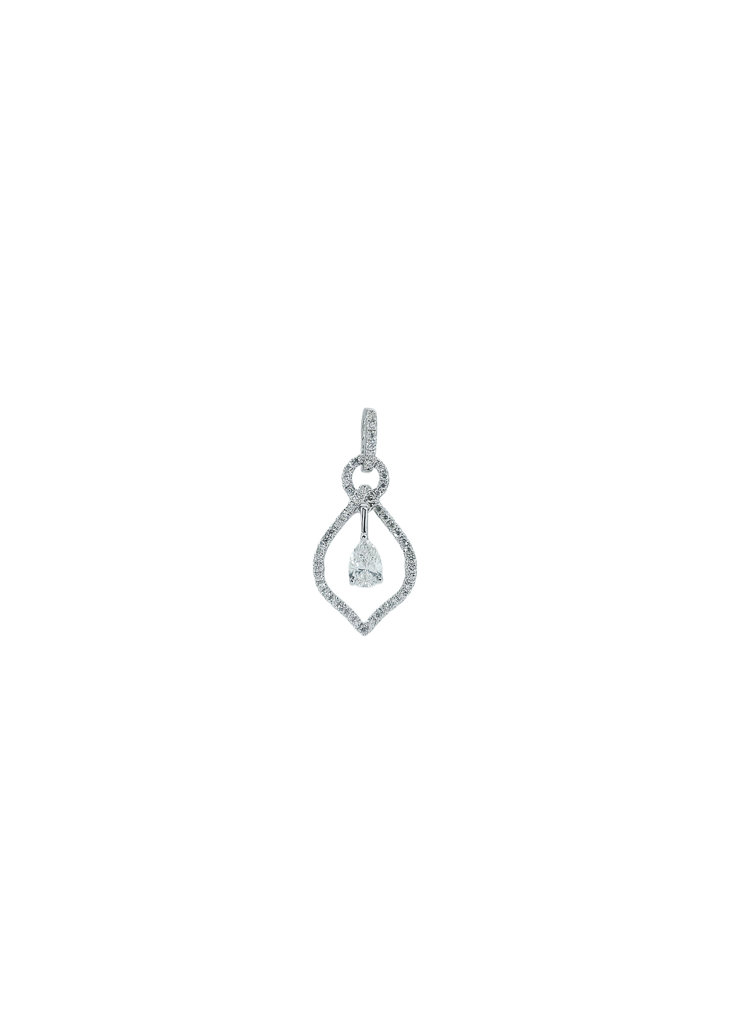 GIA 0.30CT Diamond Pendant-ZEO00014609
