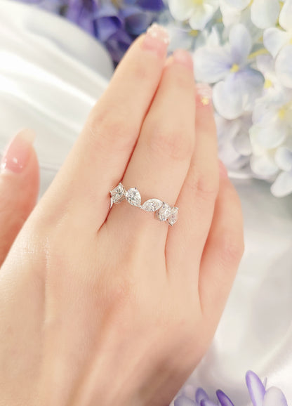GIA Cluster Diamond Ring -WK4178