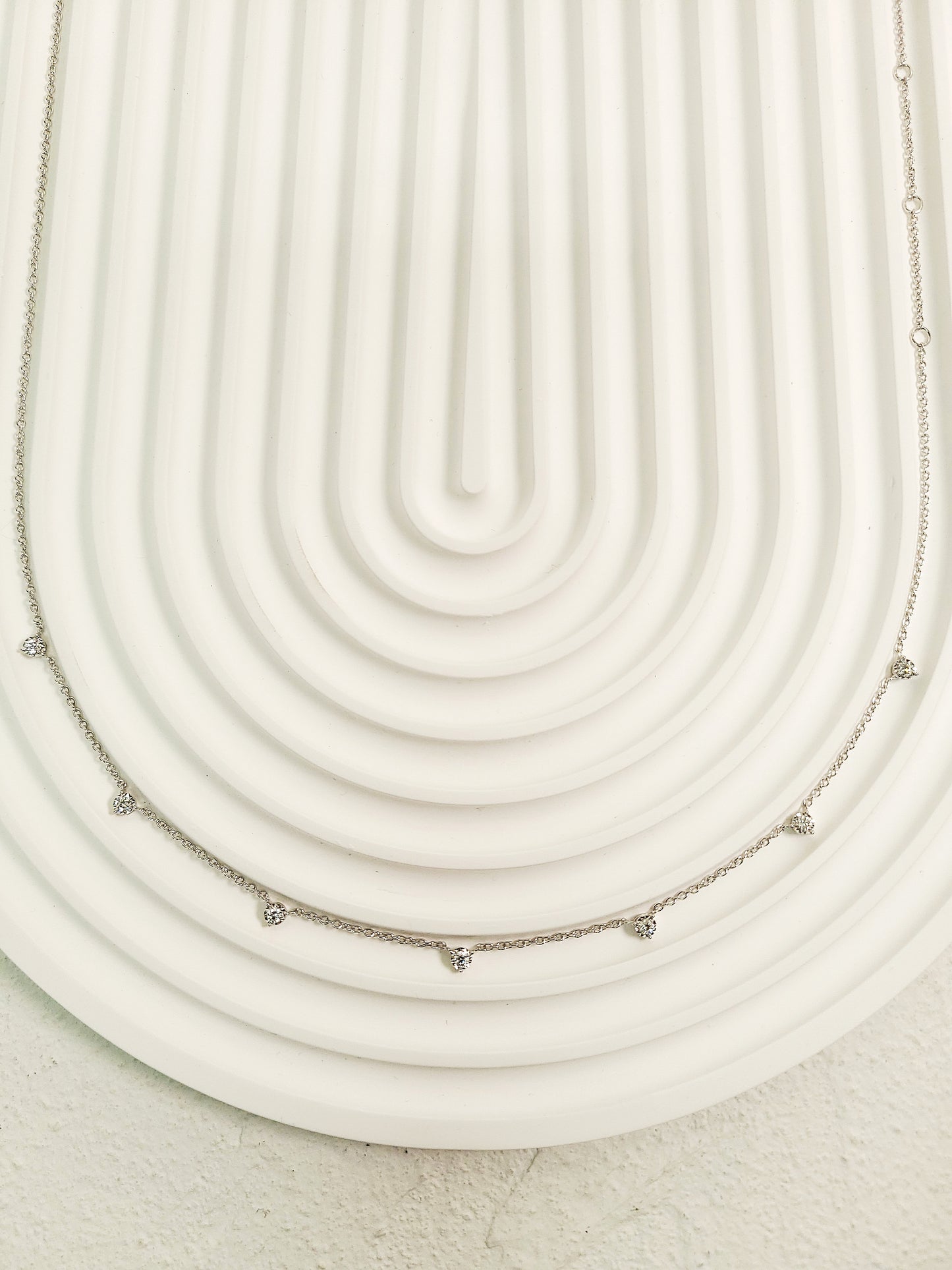 Gypsophila Diamond Necklace-WK3971