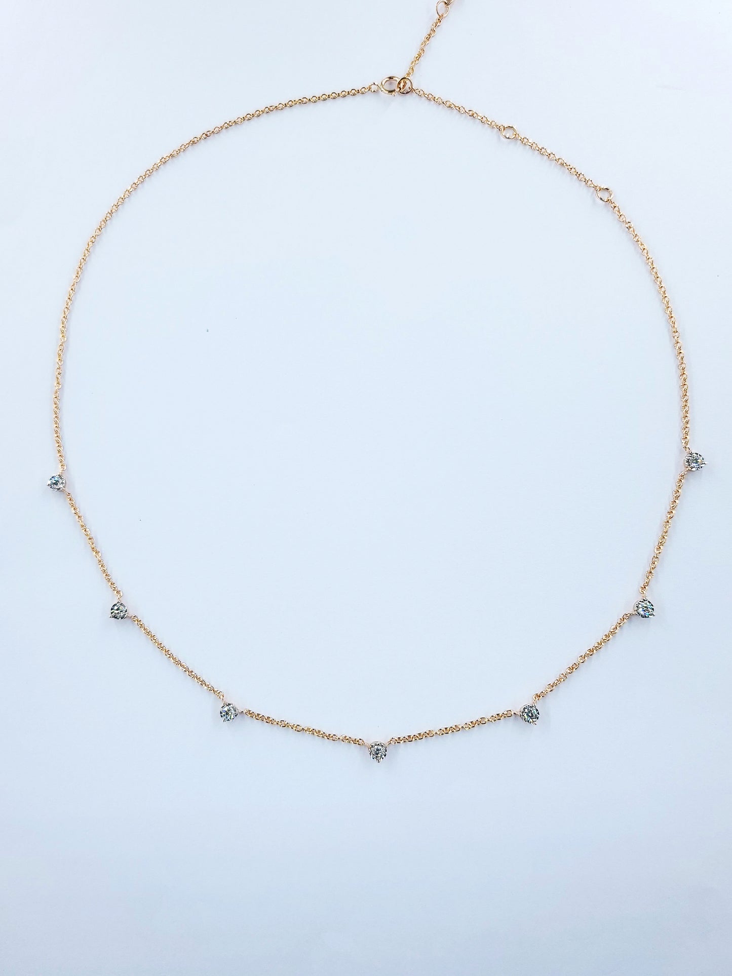 Gypsophila Diamond Necklace-WK3971