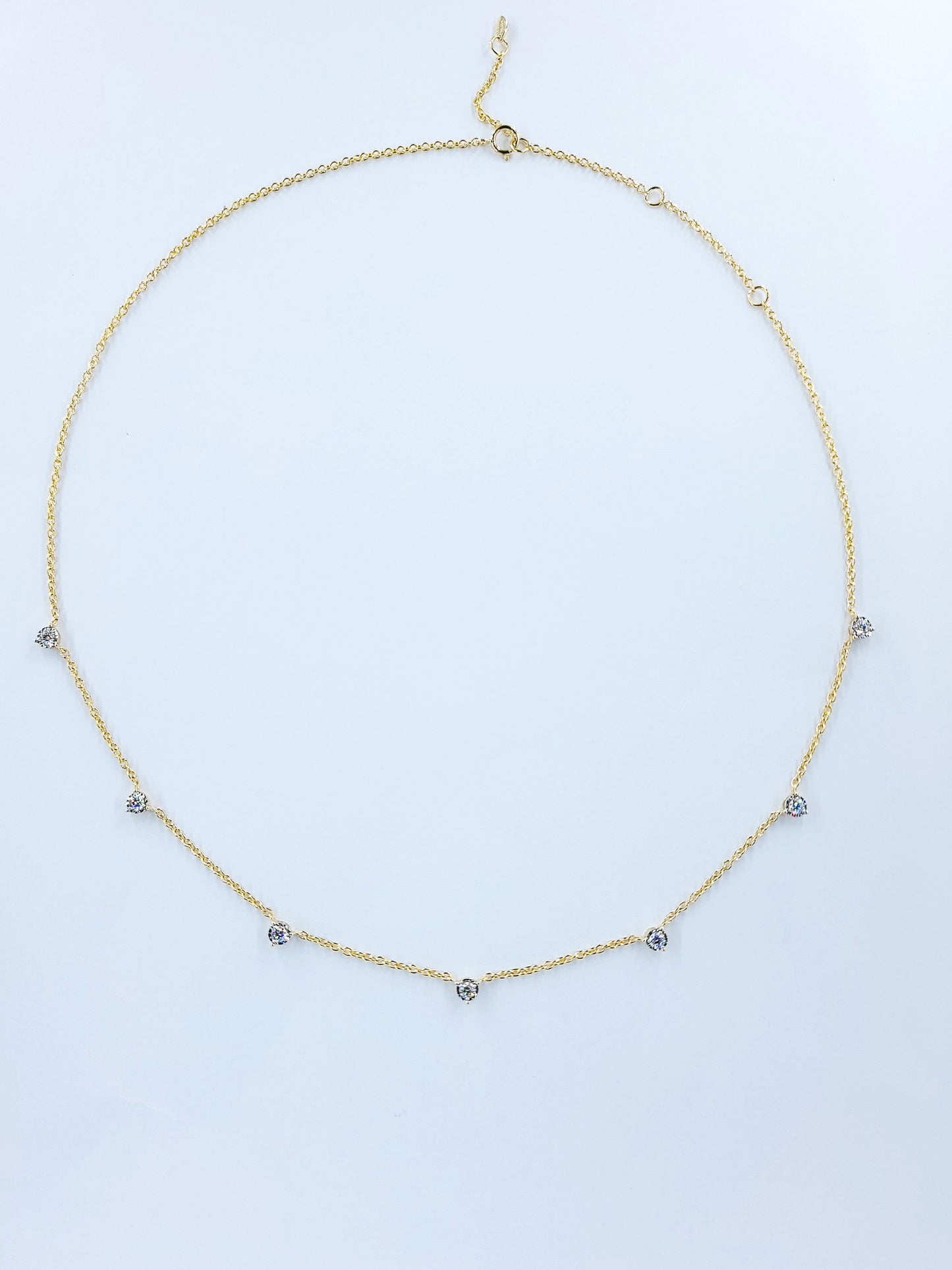 Gypsophila Diamond Necklace-WK3971