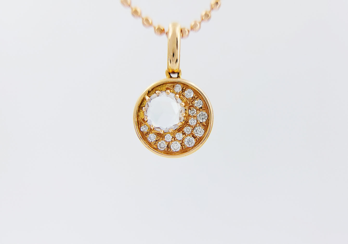Sapphire and Diamond Pendant - WK3161@