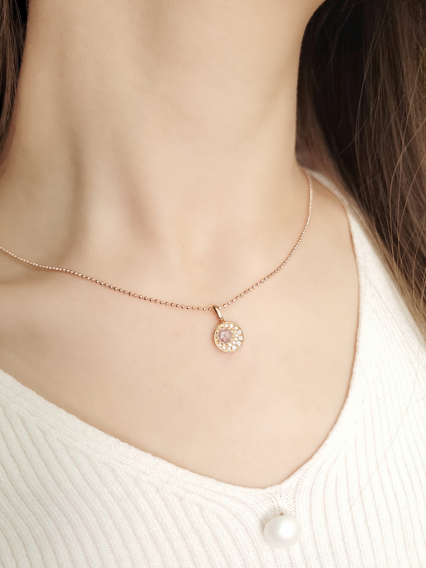 Sapphire and Diamond Pendant - WK3161@