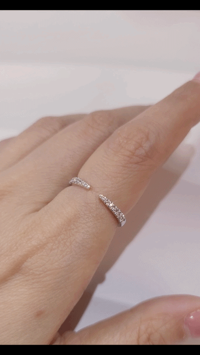 Open Diamond Ring-WK4258@