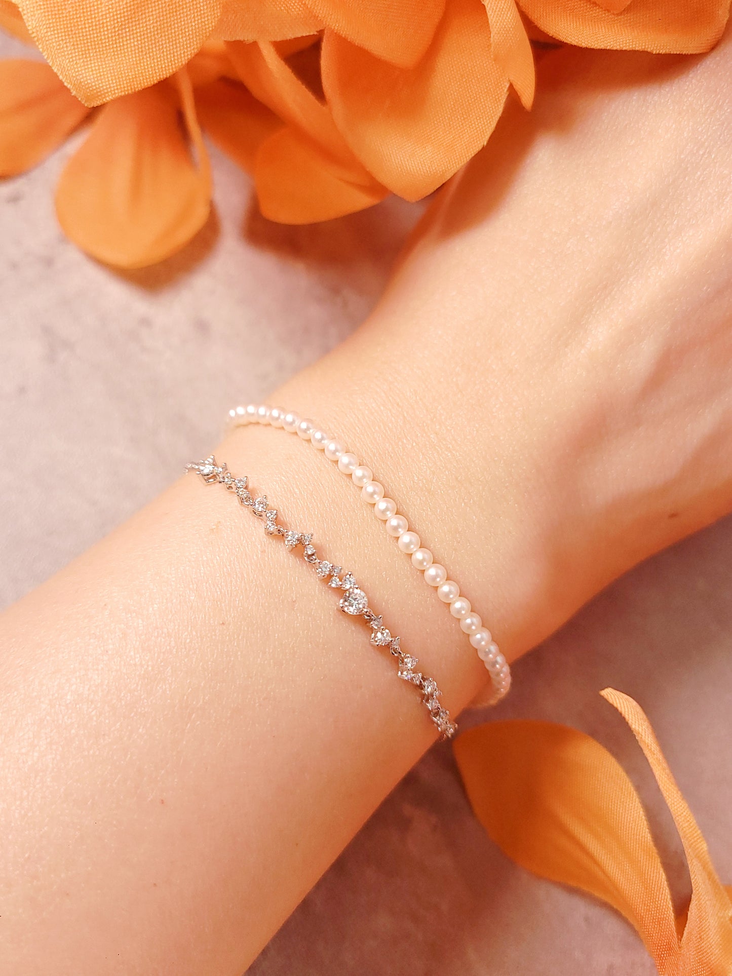 Pearl Bracelet-WK4256@