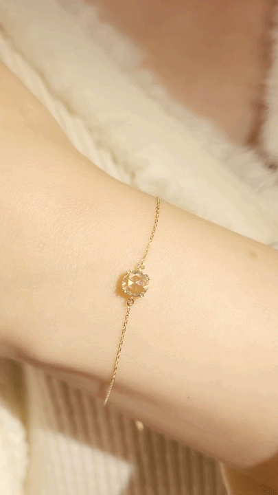 Rosecut Diamond Bracelet-WK4244ID@