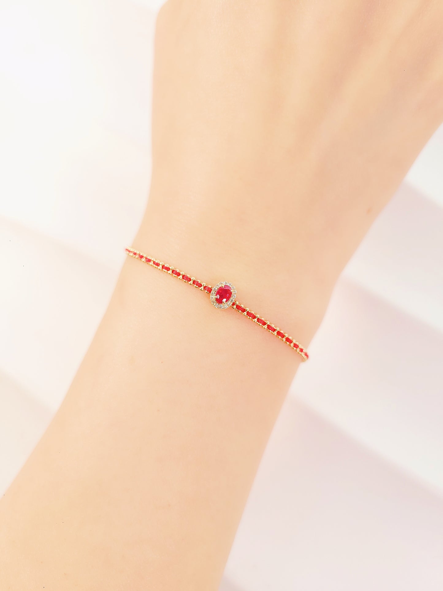 Ruby Diamond Charm-WK4085