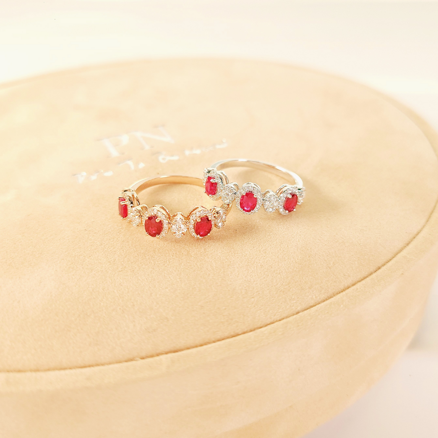 Ruby Diamond Ring-WK4060