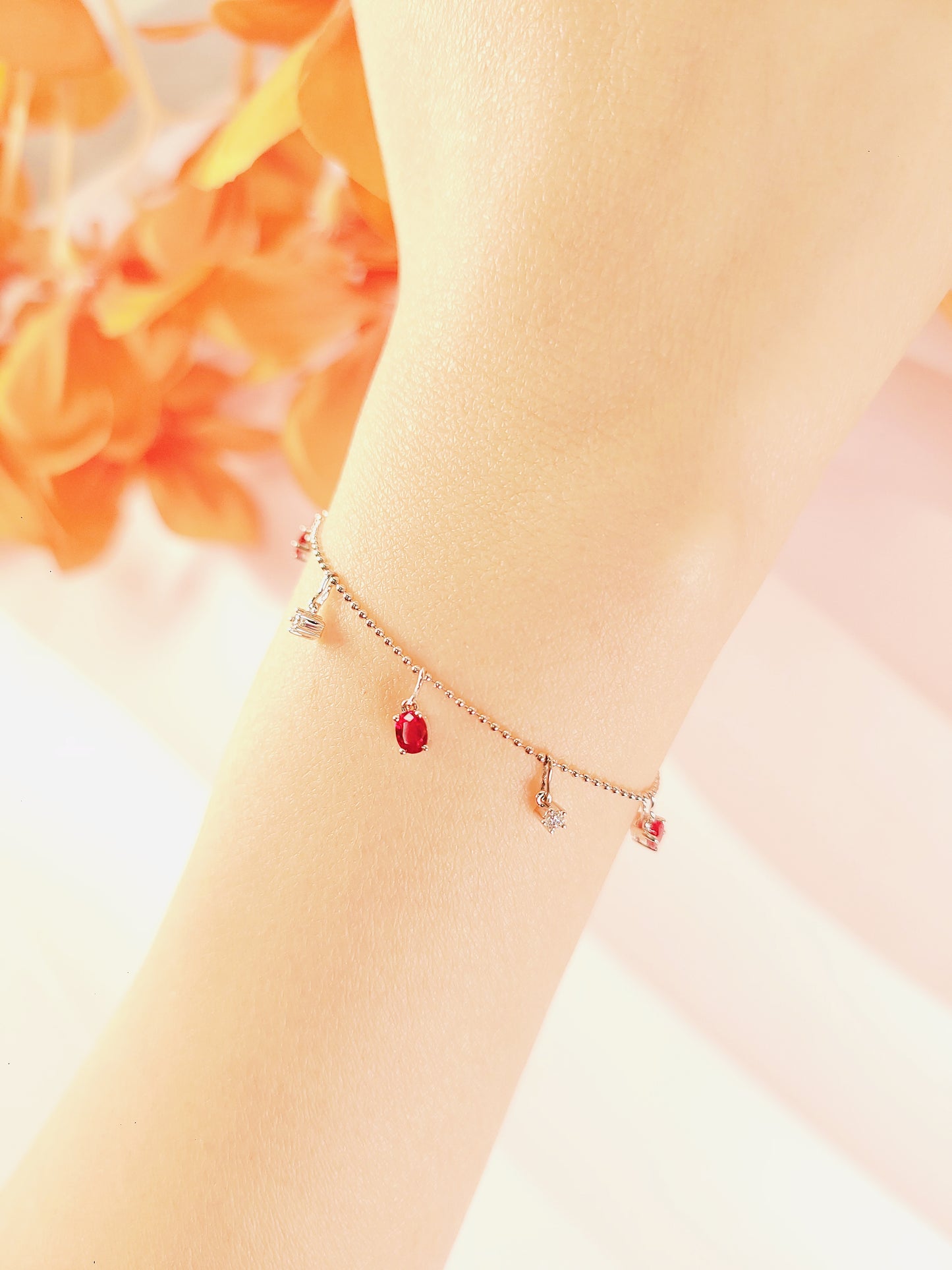 Ruby and Diamond Bracelet-WK4051