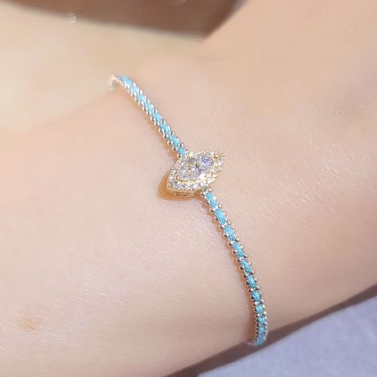 Marquise Diamond Charm-WK4112
