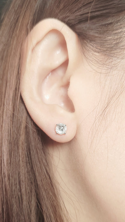 Diamond Earring (one piece)-WK4182