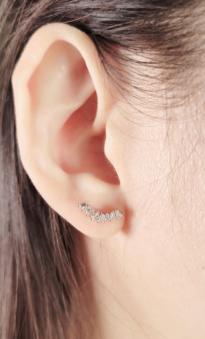 Diamond Earring (one piece)-WK4221@