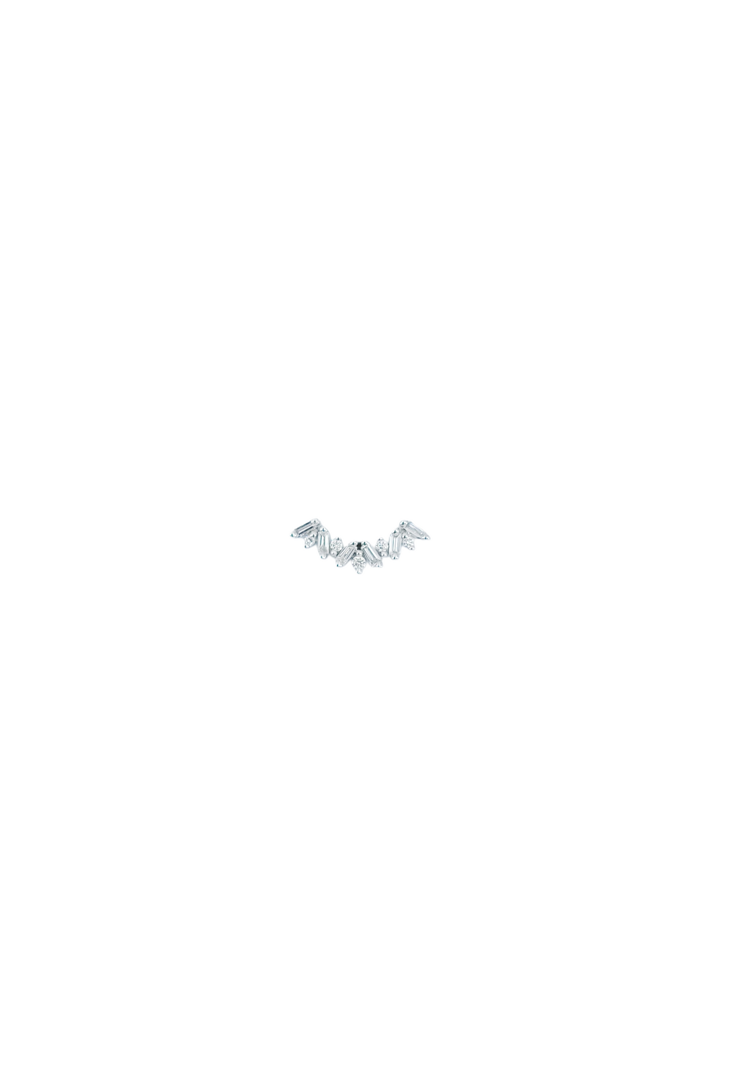 Diamond Earring (one piece)-WK4221@