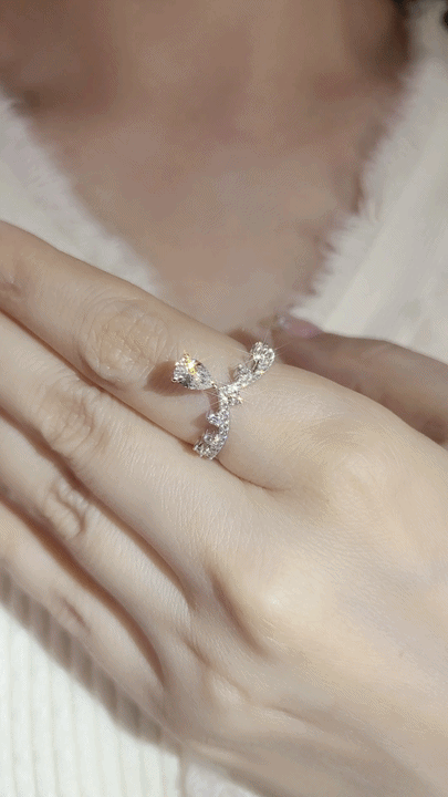 GIA 0.39CT Diamond Ring-WK4225BD