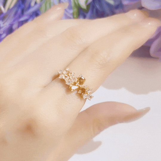 Yellow Diamond Ring-WK4090