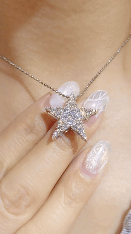 Star Light, Star Bright Diamond Pendant-WK3828