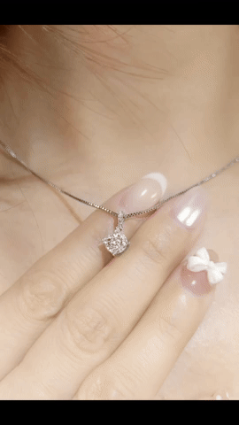 Cluster Diamond Pendant-WK3594