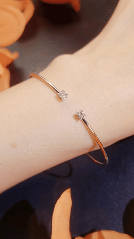 Hug Me Diamond Bangle-WK4128