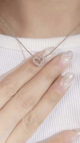 Heart Diamond Charm-WK4119@