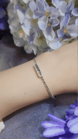 Scroll Emerald Diamond Charm-WK4123RE